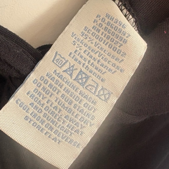 Boden Twisted Front Long Sleeve Fit & Flare Stretchy Black Midi Dress Size 6 - Picture 4 of 7